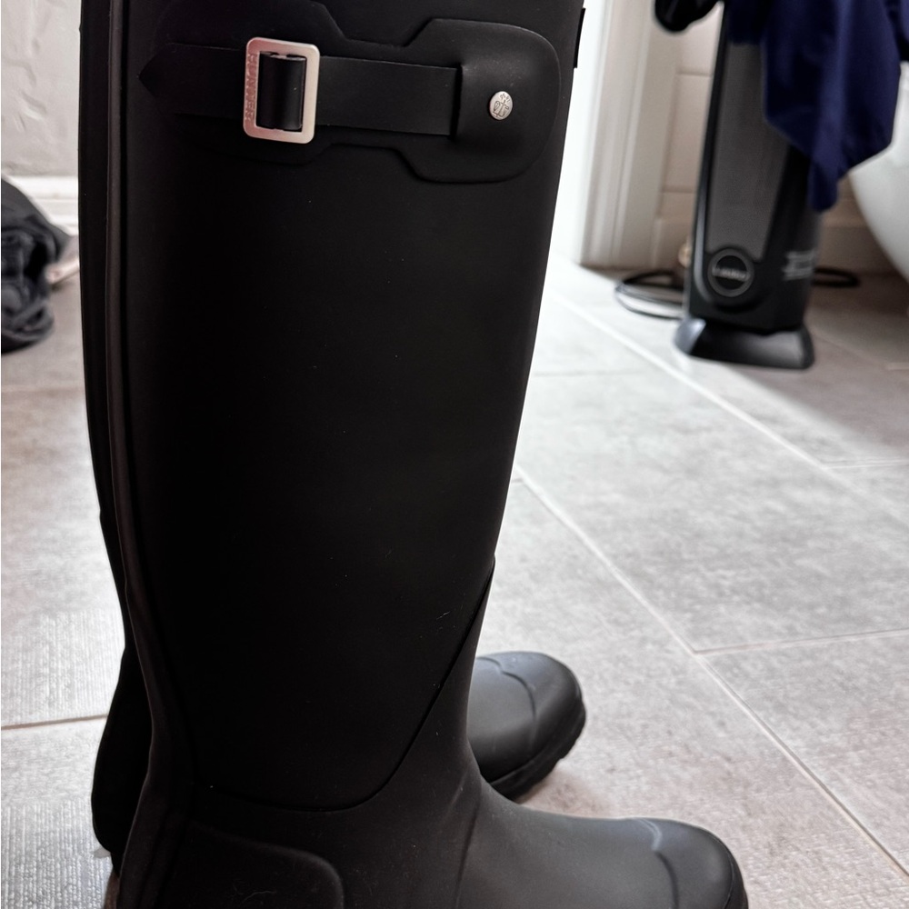 Hunter Original Tall Black Waterproof Boots size 9 never worn new without box - Picture 2 of 8